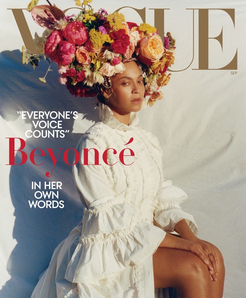 Beyoncé é capa da edição de setembro da Vogue
