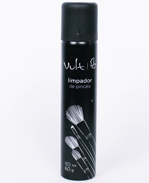 Spray Vult Limpador de Pincéis - Tira o acúmulo de produtos nos Pincéis, limpado-os profundamente. Fórmula livre de álcool.